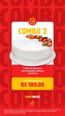Combo 02 com 50 fritos