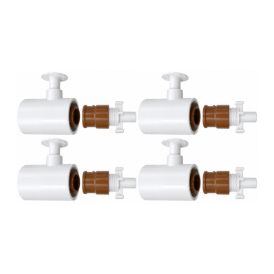 Kit 4 Prolongador da Hidro Plug Pooltec 50mm Original Canhão