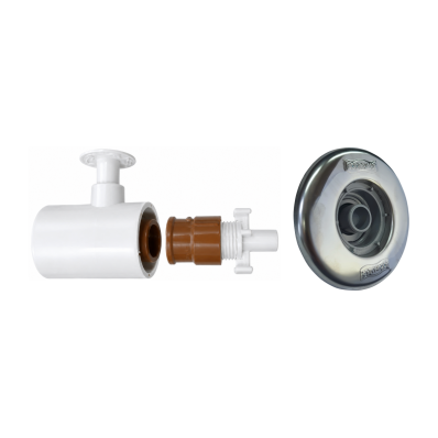 Kit Prolongador Hidro Plug + Retorno DR Pratic 50mm Inox 316