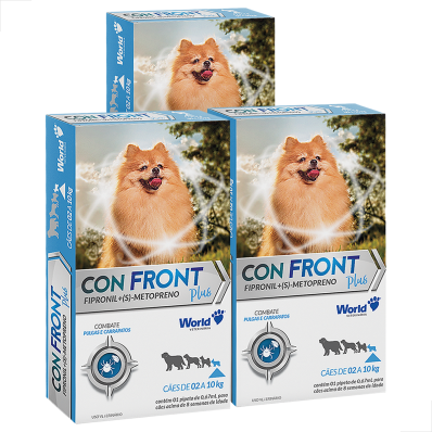 KIT 3 UN Confront Plus 0,67 ml 2 a 10 kg