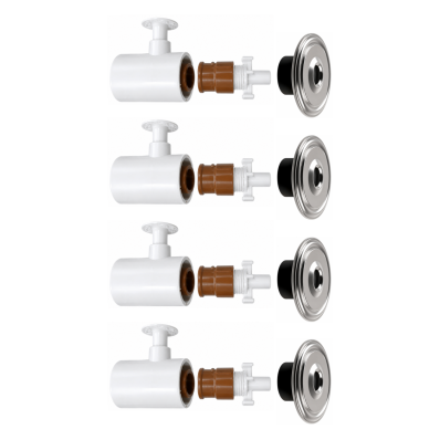Kit 04 Prolongador Hidro Plug + Pratique Retorno Inaqua 50mm