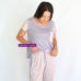 PIJAMA FEMININO MANGA CURTA E CALCA LISTRAS 