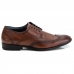 Sapato Social Brogue Classic Couro Carneiro Mouro