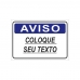 PLACA Personalizada de Aviso