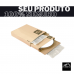 Espelho Decorativo Aramado Wire Stick Preto 60x40cm Oval