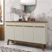 Aparador Buffet 4 Portas Opala Cinamomo Off White - Móveis Bechara 