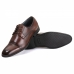 Sapato Social Derby Santiago Couro Carneiro Mouro