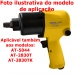 Jogo De Palhetas Chave Impacto 1/2 Polegada 69 à 82 kgf/m
