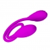 VIBRADOR SILICONE DUPLO FLEXIVEL 7 MODOS RECARREGÁVEL 