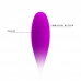VIBRADOR SILICONE DUPLO FLEXIVEL 7 MODOS RECARREGÁVEL 