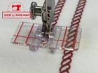 Sapata costuras paralelas calcador quilt guia