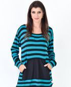 CAMISOLA ADULTA LONGA COM BOLSO 