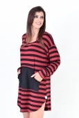 CAMISOLA ADULTA LONGA COM BOLSO 