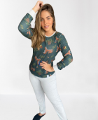 PIJAMA ADULTO FEMEMININO FAMILIA ESQUILO