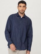 Camisa Jeans Masculina Hering