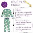 PIJAMA MANGA CURTA E CALCA BICOLOR 