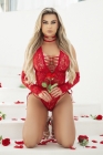 BODY SENSUAL TRANÇADO NA LATERAL- NÃO ACOMPANHA PERSEX E NEM MEIA REF.: 748 TAM.M 