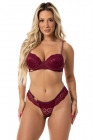 Conjunto de Lingerie Rendado Com Bojo 