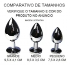 PLUG ANAL DE AÇO COM PEDRA- G