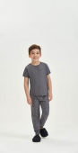 PIJAMA MASCULINO INFANTIL CALÇA MANGA CURTA COR COM AMOR
