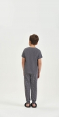 PIJAMA MASCULINO INFANTIL CALÇA MANGA CURTA COR COM AMOR
