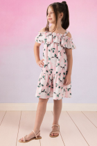 Vestido Infantil Mid Menina Floral