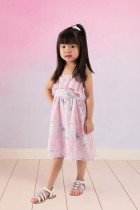 Vestido Infantil Menin Floral