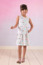 Vestido Infantil Unicórnio Verão Menina 