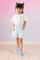 Short Infantil Listrado Verão 