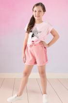 Short Infantil Menina Lantejoula Mily