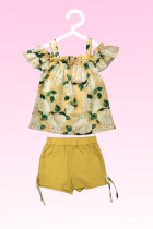 Conjunto Baby Verão Floral Menina