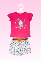 Conjunto Baby Verão Menina Unicórnio