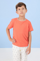 Camiseta Basica Infantil Verão Menino 