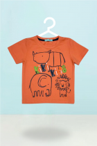 Camiseta Baby Safari Menino Verão 