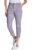 Calça Cropped Mom Donna - Cinza 