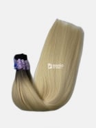 Cabelo Humano Loiro c/ Raiz Esfumada 60 CM