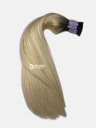 Cabelo Humano Loiro c/ Raiz Esfumada 60 CM