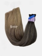 Cabelo Humano Loiro Morena Iluminado Liso 60 CM