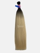 Cabelo Brasileiro Loiro Raiz esfumada 50 CM 136 Gramas