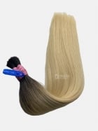 Cabelo Brasileiro Loiro Raiz esfumada 50 CM 136 Gramas