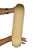 Cabelo Brasileiro Loiro Raiz esfumada 50 CM 136 Gramas