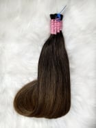 Cabelo Brasileiro 55 cm Loiro Morena Iluminado Dourado 138 Gramas