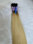 Cabelo Brasileiro Loiro Raiz esfumada 50 CM