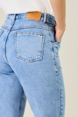 Calca Wide Leg Jeans Claudia 