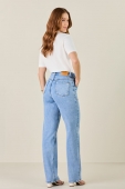 Calca Wide Leg Jeans Claudia 