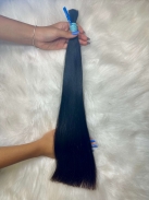 Cabelo Brasileiro Liso Castanho 50 CM 78 Gramas 