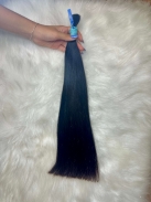 Cabelo Brasileiro Liso Castanho 50 CM 78 Gramas 