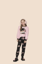 PIJAMA FEMININO JUVENIL LONGO DONT STOP -LUA LUÁ
