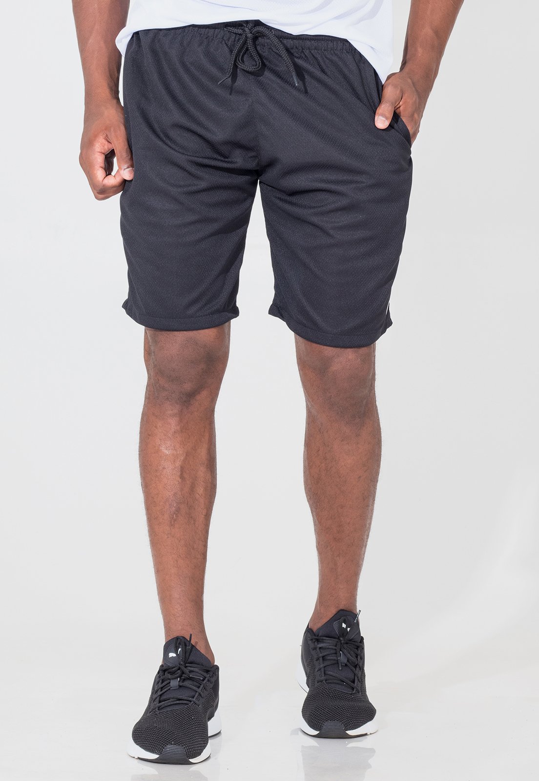 Shorts Masculino Fitness Dri-Fit Sport Com Bolso Liso