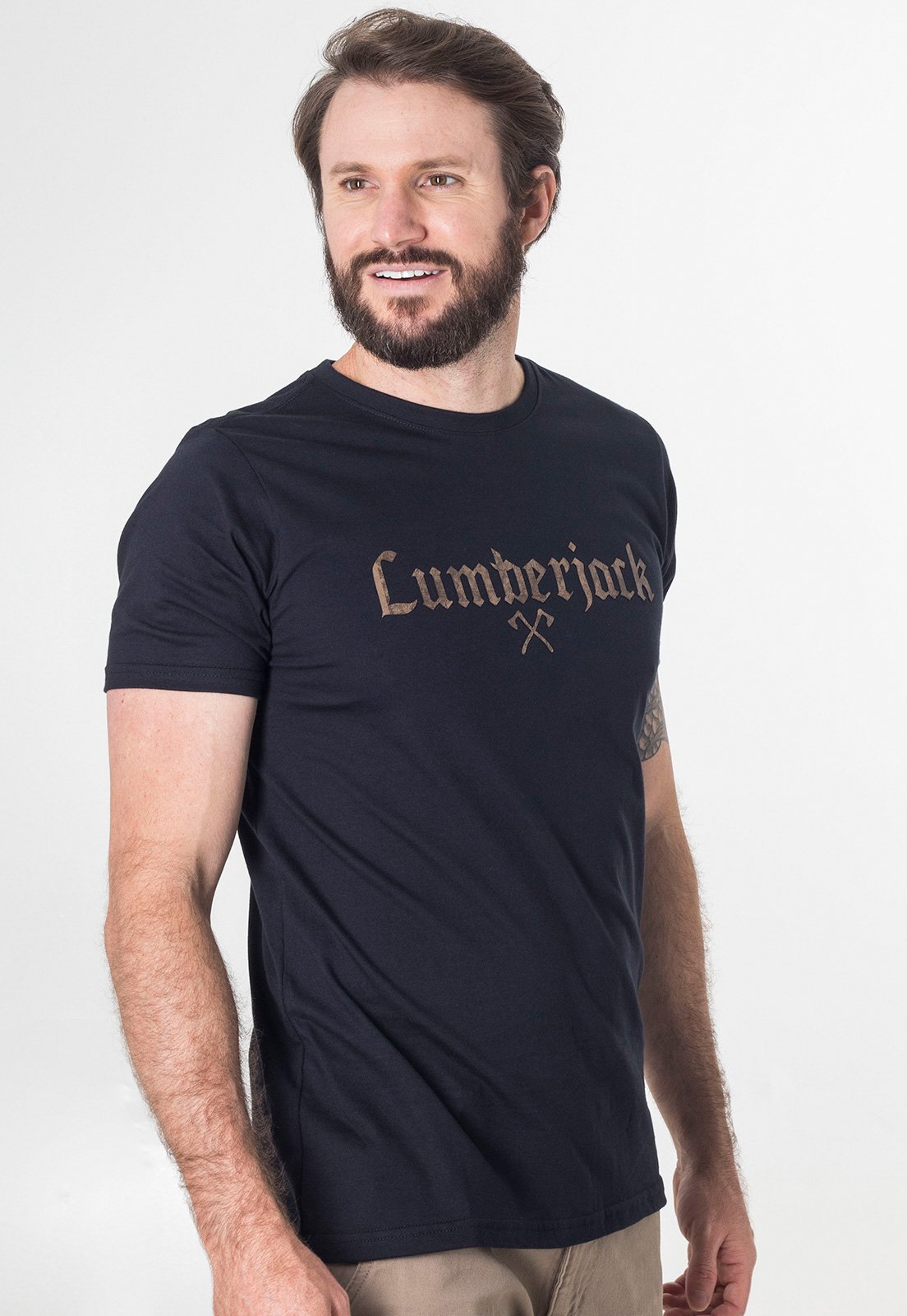 Camiseta Masculina Algodão Com Estampa Alto Relevo Premium